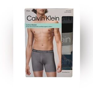 Calvin Klein Men's Boxer Briefs Cotton Modal 3 pack